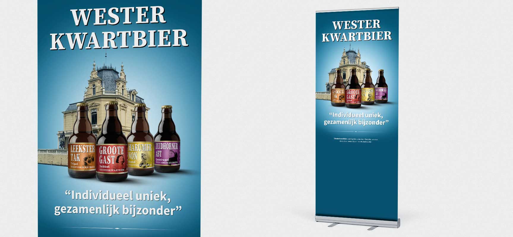 Westerkwartbier, roll-up banner